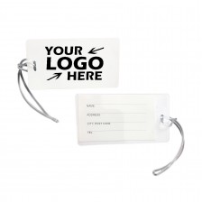 Plastic Luggage Tag Holders with Worm Loops by Specialist ID